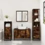 Set de muebles baño 3 pzas madera contrachapada roble ahumado von , Badezimmermöbel - Ref: Foro24-3301132, Preis: 237,61 €, R...