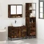 Set de muebles baño 3 pzas madera contrachapada roble ahumado by , Bathroom furniture - Ref: Foro24-3301172, Price: 273,22 €,...