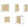 Mueble cocina Kalmar roble sonoma 11 pzas madera contrachapada de , Armarios de cocina - Ref: Foro24-3314944, Precio: 647,29 ...