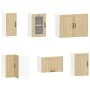 Mueble cocina Kalmar roble sonoma 11 pzas madera contrachapada de , Armarios de cocina - Ref: Foro24-3314944, Precio: 647,29 ...