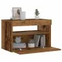Mesilla de noche con luces LED madera vieja 60x35x40 cm de , Mesitas de noche - Ref: Foro24-3329175, Precio: 51,57 €, Descuen...