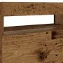 Mesilla de noche con luces LED madera vieja 60x35x40 cm de , Mesitas de noche - Ref: Foro24-3329175, Precio: 51,57 €, Descuen...
