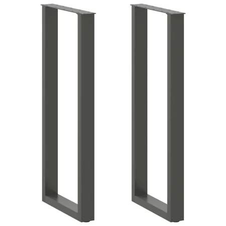 Patas mesa centro forma U 2uds acero antracita 50x(110-111) cm von , Tischbeine - Ref: Foro24-4013246, Preis: 107,50 €, Rabat...