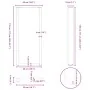 Patas mesa centro forma U 2uds acero antracita 50x(110-111) cm von , Tischbeine - Ref: Foro24-4013246, Preis: 107,50 €, Rabat...