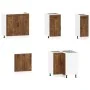 Mueble cocina Kalmar roble ahumado 11 pzas madera contrachapada von , Küchenschränke - Ref: Foro24-3314946, Preis: 680,24 €, ...