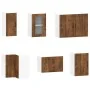 Mueble cocina Kalmar roble ahumado 11 pzas madera contrachapada von , Küchenschränke - Ref: Foro24-3314946, Preis: 680,24 €, ...