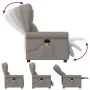 Sillón de masaje reclinable de tela gris taupé von , Sessel - Ref: Foro24-4015673, Preis: 221,91 €, Rabatt: %