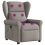 Sillón de masaje reclinable de tela gris taupé von , Sessel - Ref: Foro24-4015673, Preis: 221,91 €, Rabatt: %