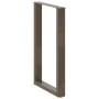 Patas de mesa centro forma U 2uds acero natural 60x(90-91) cm von , Tischbeine - Ref: Foro24-4013227, Preis: 99,69 €, Rabatt: %