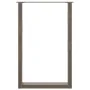 Patas de mesa centro forma U 2uds acero natural 60x(90-91) cm von , Tischbeine - Ref: Foro24-4013227, Preis: 99,69 €, Rabatt: %