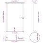 Patas de mesa centro forma U 2uds acero natural 60x(90-91) cm von , Tischbeine - Ref: Foro24-4013227, Preis: 99,69 €, Rabatt: %