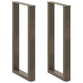 Patas de mesa centro forma U 2uds acero natural 40x(90-91) cm von , Tischbeine - Ref: Foro24-4013219, Preis: 86,94 €, Rabatt: %