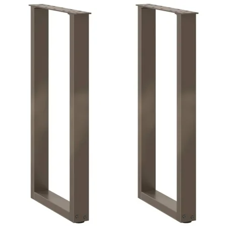 Patas mesa centro forma U 2uds acero natural 38x(72-73)cm acero von , Tischbeine - Ref: Foro24-4013175, Preis: 66,01 €, Rabat...