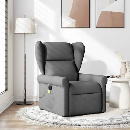 Sillón de masaje reclinable de tela gris oscuro von , Sessel - Ref: Foro24-4015667, Preis: 211,37 €, Rabatt: %