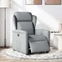 Sillón reclinable eléctrico tela gris claro de , Sillones - Ref: Foro24-3303114, Precio: 239,66 €, Descuento: %