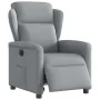 Sillón reclinable eléctrico tela gris claro de , Sillones - Ref: Foro24-3303114, Precio: 239,66 €, Descuento: %