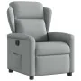 Sillón reclinable eléctrico tela gris claro de , Sillones - Ref: Foro24-3303114, Precio: 239,66 €, Descuento: %