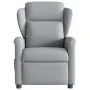 Sillón reclinable eléctrico tela gris claro de , Sillones - Ref: Foro24-3303114, Precio: 239,66 €, Descuento: %
