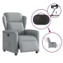 Sillón reclinable eléctrico tela gris claro de , Sillones - Ref: Foro24-3303114, Precio: 239,66 €, Descuento: %