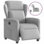 Sillón reclinable eléctrico de tela gris nube de , Sillones - Ref: Foro24-3303123, Precio: 240,73 €, Descuento: %