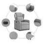 Sillón reclinable eléctrico de tela gris nube de , Sillones - Ref: Foro24-3303123, Precio: 240,73 €, Descuento: %