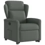 Sillón reclinable elevable de tela gris oscuro de , Sillones - Ref: Foro24-3303135, Precio: 273,40 €, Descuento: %
