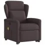 Silla de masaje reclinable de pie de tela marrón oscuro by , Armchairs - Ref: Foro24-3303149, Price: 287,44 €, Discount: %