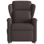 Silla de masaje reclinable de pie de tela marrón oscuro by , Armchairs - Ref: Foro24-3303149, Price: 287,44 €, Discount: %