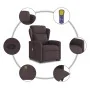 Silla de masaje reclinable de pie de tela marrón oscuro by , Armchairs - Ref: Foro24-3303149, Price: 287,44 €, Discount: %