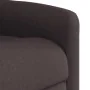 Silla de masaje reclinable de pie de tela marrón oscuro by , Armchairs - Ref: Foro24-3303149, Price: 287,44 €, Discount: %