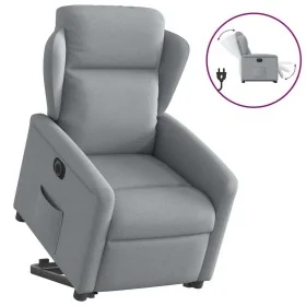 Sillón eléctrico reclinable elevable de tela gris claro by , Armchairs - Ref: Foro24-3303154, Price: 322,97 €, Discount: %