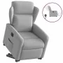 Sillón eléctrico reclinable elevable de tela gris nube by , Armchairs - Ref: Foro24-3303163, Price: 331,43 €, Discount: %