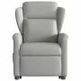 Sillón eléctrico reclinable elevable de tela gris nube by , Armchairs - Ref: Foro24-3303163, Price: 331,43 €, Discount: %