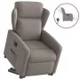 Sillón eléctrico reclinable elevable de tela gris taupe by , Armchairs - Ref: Foro24-3303161, Price: 336,63 €, Discount: %