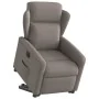Sillón eléctrico reclinable elevable de tela gris taupe by , Armchairs - Ref: Foro24-3303161, Price: 336,63 €, Discount: %