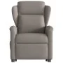 Sillón eléctrico reclinable elevable de tela gris taupe by , Armchairs - Ref: Foro24-3303161, Price: 336,63 €, Discount: %