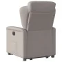 Sillón eléctrico reclinable elevable de tela gris taupe by , Armchairs - Ref: Foro24-3303161, Price: 336,63 €, Discount: %