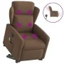 Sillón de masaje eléctrico reclinable elevable tela marrón by , Armchairs - Ref: Foro24-3303168, Price: 339,79 €, Discount: %