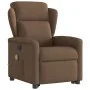 Sillón de masaje eléctrico reclinable elevable tela marrón by , Armchairs - Ref: Foro24-3303168, Price: 339,79 €, Discount: %