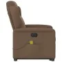 Sillón de masaje eléctrico reclinable elevable tela marrón by , Armchairs - Ref: Foro24-3303168, Price: 339,79 €, Discount: %