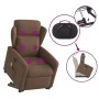 Sillón de masaje eléctrico reclinable elevable tela marrón by , Armchairs - Ref: Foro24-3303168, Price: 339,79 €, Discount: %