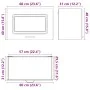 Mueble de pared cocina Kalmar madera contrachapada roble sonoma von , Küchenschränke - Ref: Foro24-853600, Preis: 52,68 €, Ra...