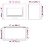 Armario de pared para cocina Kalmar de roble ahumado von , Küchenschränke - Ref: Foro24-853602, Preis: 52,19 €, Rabatt: %