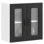 Armario pared cocina puerta de cristal Kalmar negra by , Kitchen cabinets - Ref: Foro24-853668, Price: 60,91 €, Discount: %