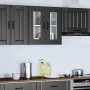 Armario pared cocina puerta de cristal Kalmar negra by , Kitchen cabinets - Ref: Foro24-853668, Price: 60,91 €, Discount: %
