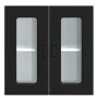 Armario pared cocina puerta de cristal Kalmar negra by , Kitchen cabinets - Ref: Foro24-853668, Price: 60,91 €, Discount: %