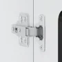 Armario pared cocina puerta de cristal Kalmar negra by , Kitchen cabinets - Ref: Foro24-853668, Price: 60,91 €, Discount: %