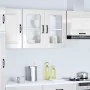 Armario pared cocina puerta cristal Kalmar blanca alto brillo von , Küchenschränke - Ref: Foro24-853609, Preis: 101,14 €, Rab...