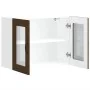 Armario pared cocina puerta de cristal Kalmar roble marrón by , Kitchen cabinets - Ref: Foro24-853614, Price: 88,85 €, Discou...