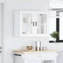 Armario de pared para cocina con puerta de cristal Porto blanco by , Kitchen cabinets - Ref: Foro24-854087, Price: 90,59 €, D...